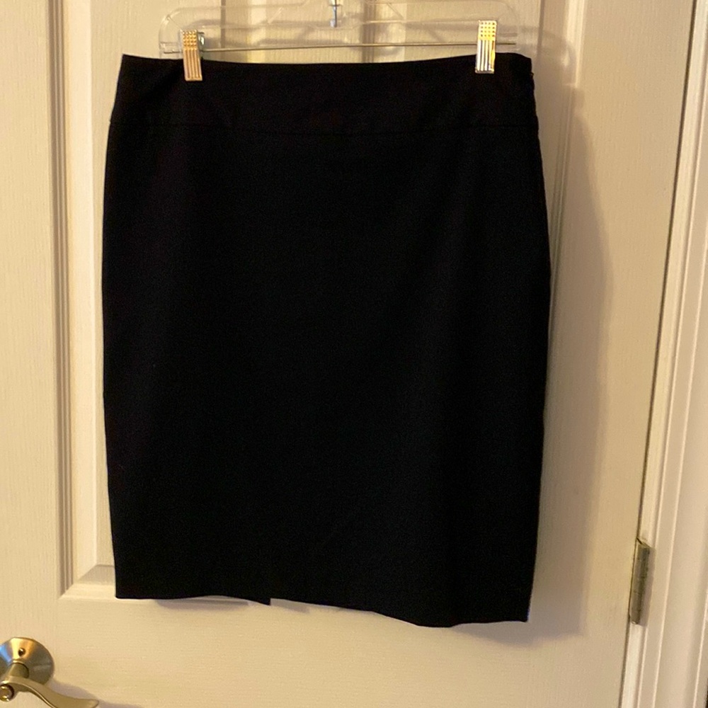 Black knee length skirt
